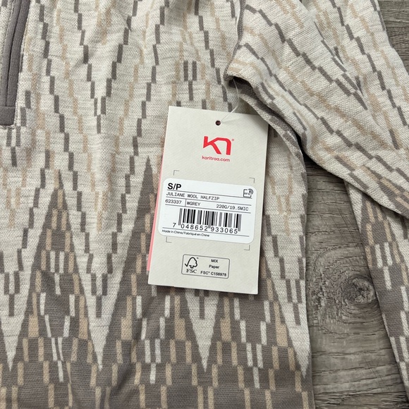 Kari Traa Wool Baselayer Set Half Zip and Pants - Picture 2 of 6